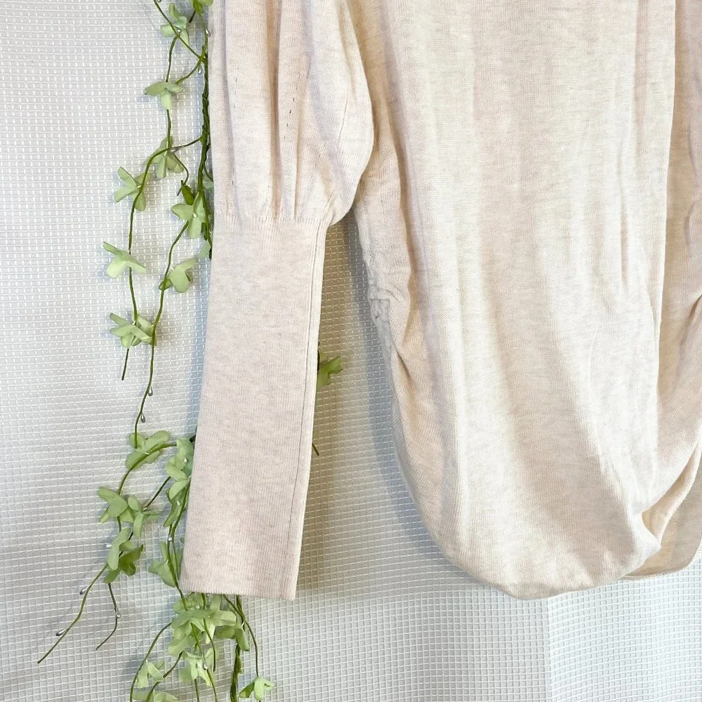 A Pea In The Pod Boat Neck Side Ruched Balloon Long Sleeve Pullover Swea… - Picture 7 of 13